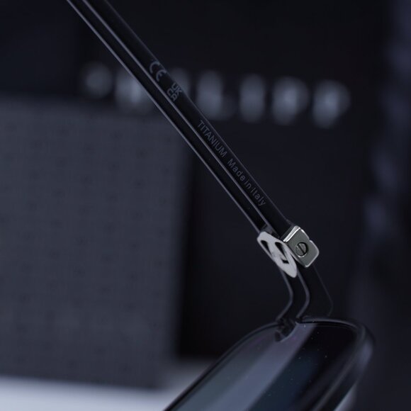 Philipp Plein SPP049M 0541 Aviator Sunglasses – Semi Matte Black - Picture 6 of 9